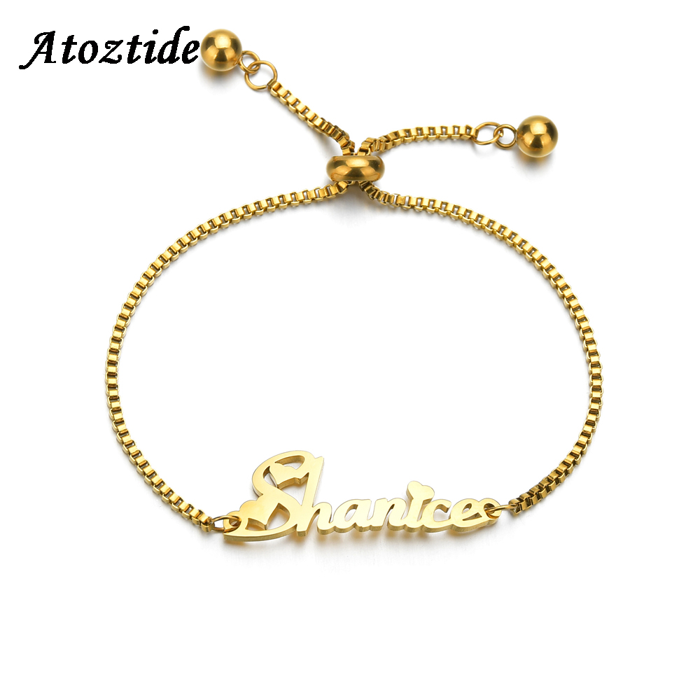Atoztide – Bracelet personnali - Personalized Name Box avis et prix